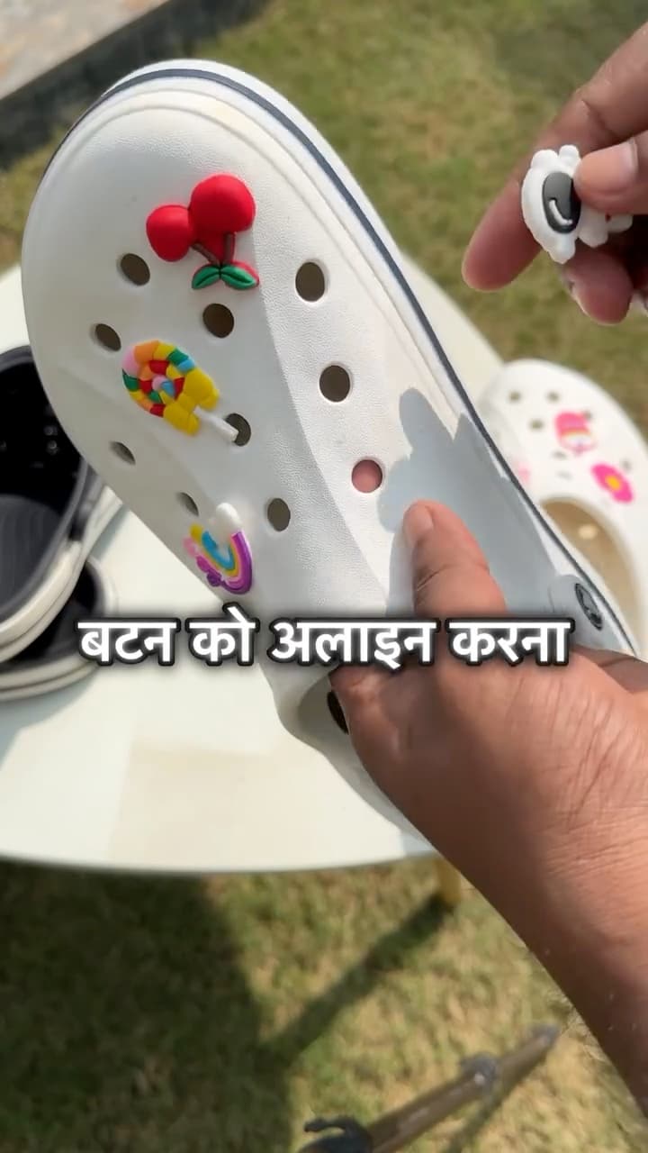 Stills from my Crocs Jibbitz reel (2 of 3)