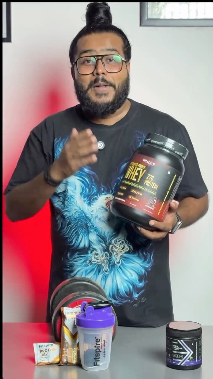 Stills from my Fitspire unboxing reel (1 of 3)