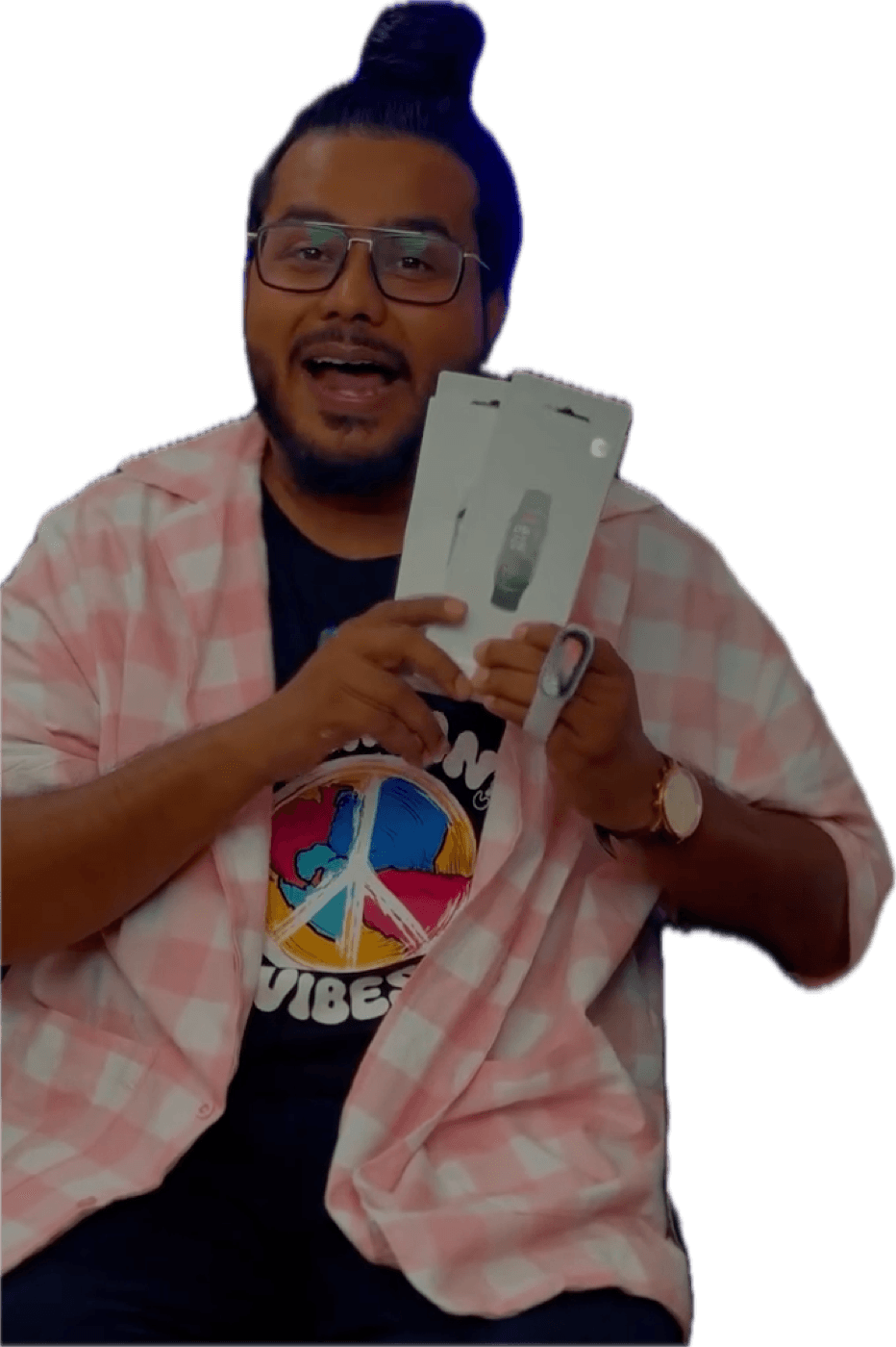 Akio in a promo for AkioLife's first-ever giveaway
